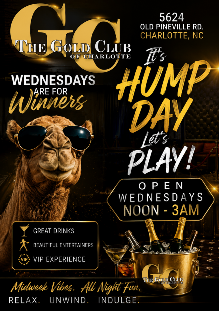 The Gold Club – Charlotte flyer