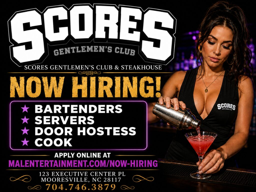Scores Gentlemen's Club & Steakhouse flyer