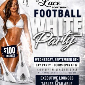 Football White Party at Leather & Lace - Southend