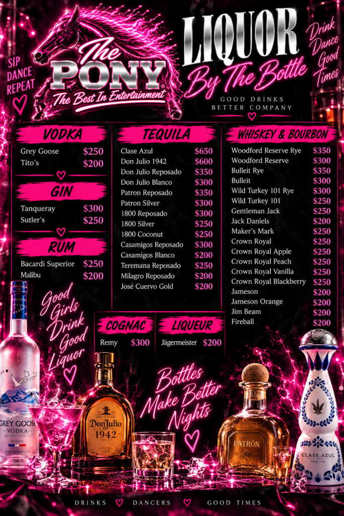 The Pony Gentlemen’s Club – Greensboro flyer