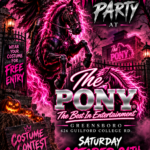 Halloween Party at The Pony Greensboro — Costume Contest, Free Entry