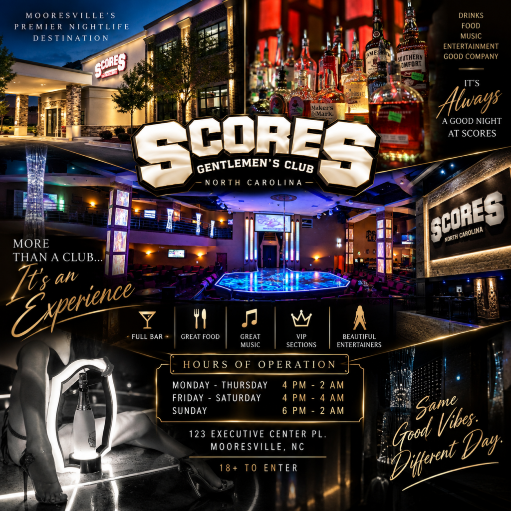Scores Gentlemen's Club & Steakhouse flyer