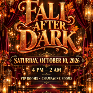 Tassels Cabaret Fall After Dark flyer, October 10 2026